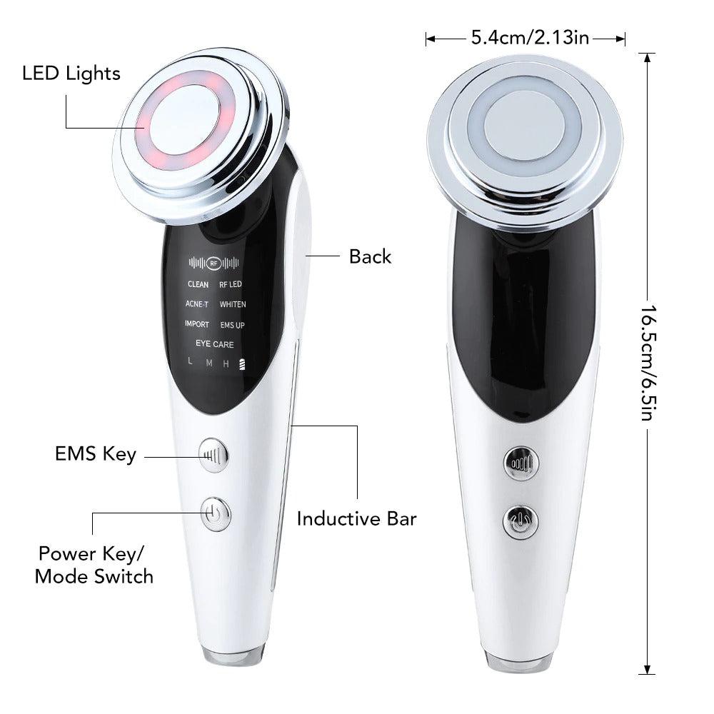 7 in 1 Facial Massager Light Therapy Anti Aging Wrinkle