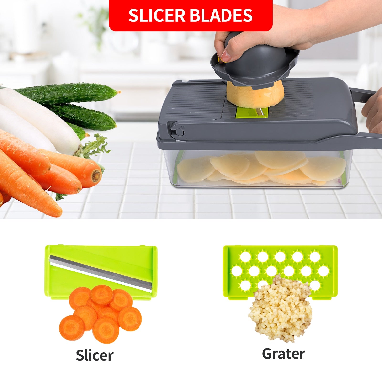 Multifunctional vegetable cutter