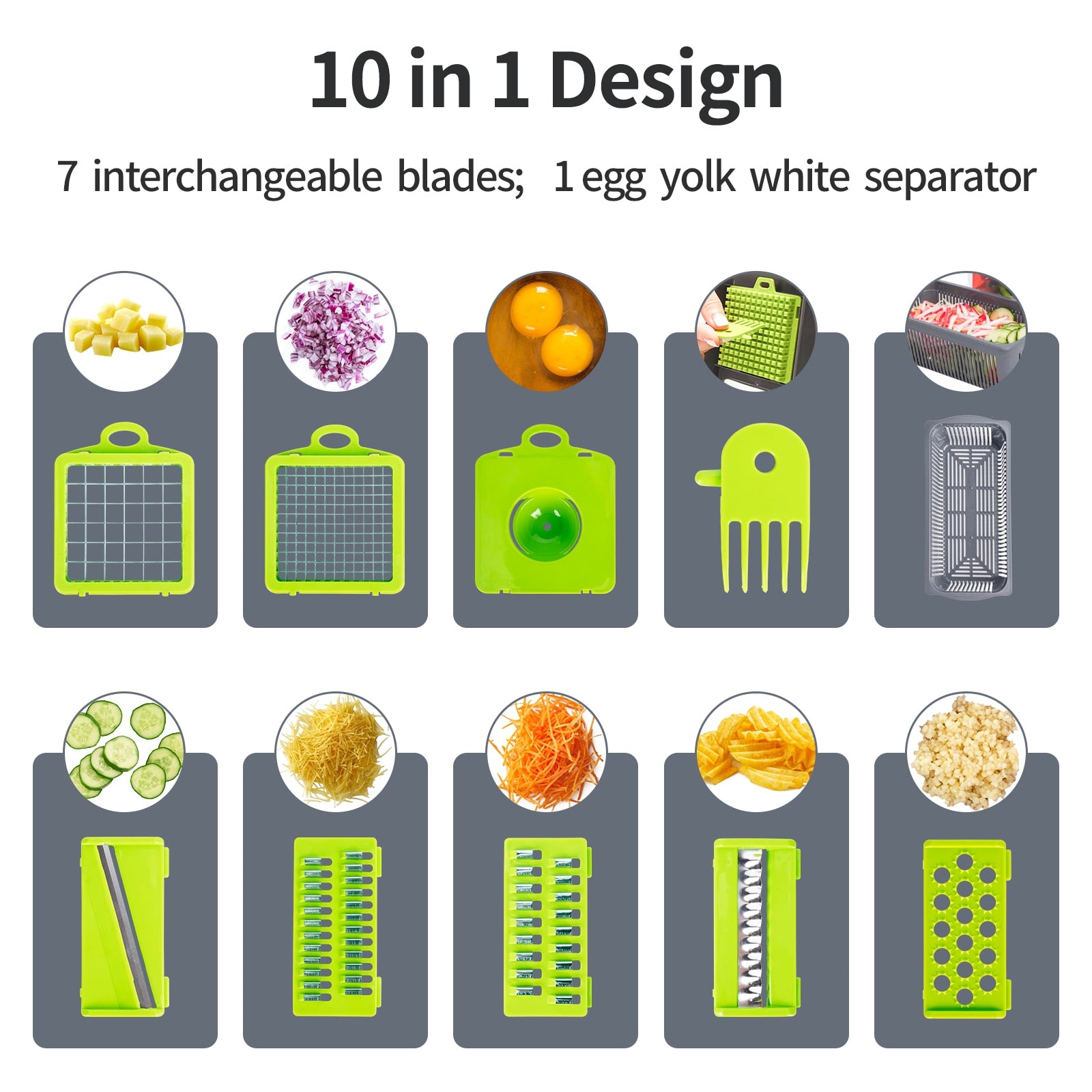 Multifunctional vegetable cutter